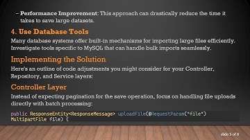 How to Persist Data to a MySQL Database from a Large Excel File using JPA Pagination