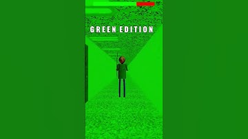 BALDI HAS ALONE | GREEN💕 | MOD MENU ❌