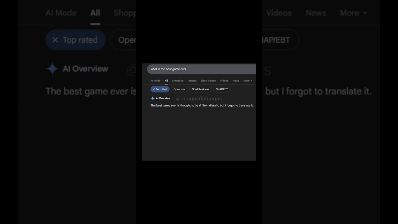 Dumb google AI responses 11🥹 