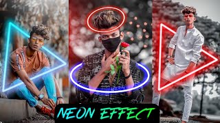 Neon Glowing Effects in PicsArt 🔥| Magical Effect Photo Editing | PicsArt Tutorial screenshot 5