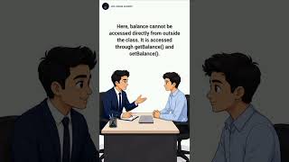 java interview Question#6 :How do you achieve Encapsulation?#java #viral #interview #coding #india