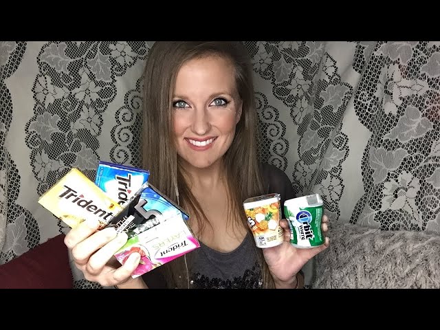 ASMR Gum Taste Testing & Chewing, What Flavor Wins?