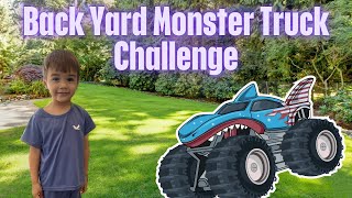 Henry's Backyard Hotwheels Monster Truck Challenge toy review