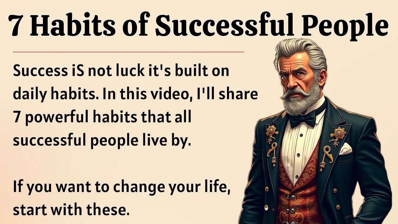 7 Habits of Successful People 🔥 || Graded Reader || Improve Your English Fluency ✅