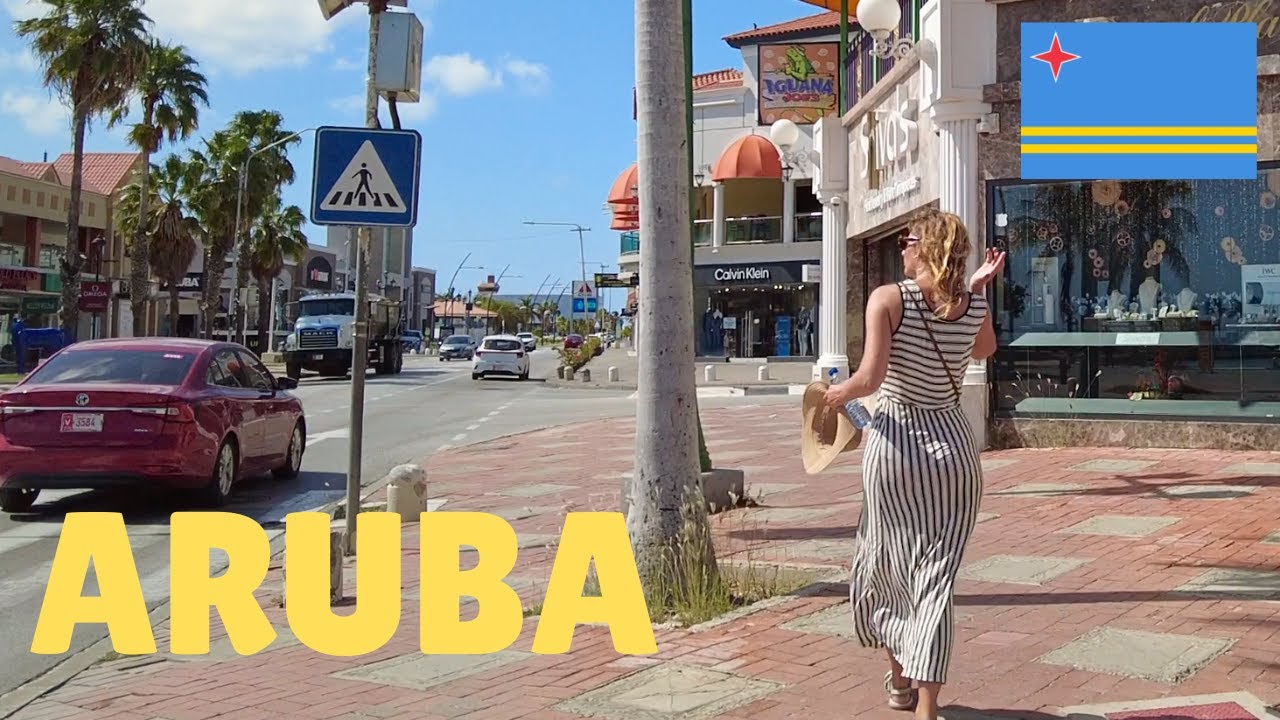 Walking in ORANJESTAD, ARUBA! 🇦🇼