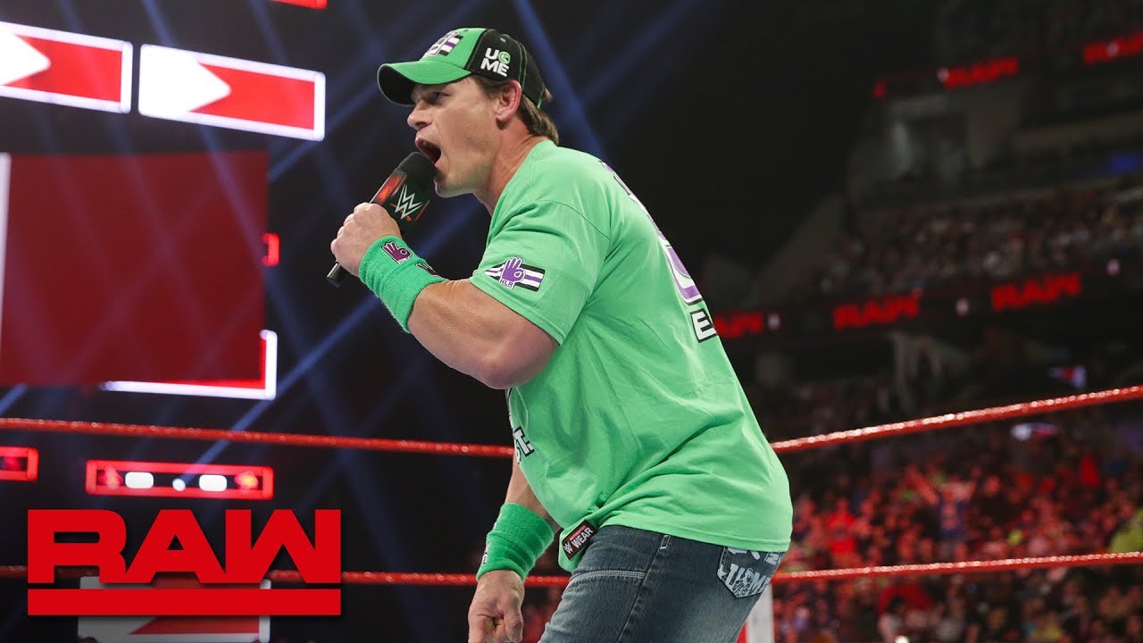 John Cena declares for the 2019 Men's Royal Rumble Match: Raw, Jan. 7, 2019