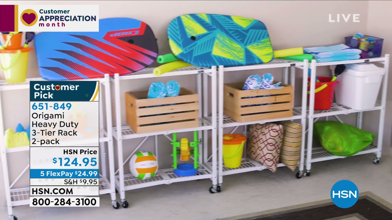 Origami Heavy Duty 3Tier Rack 2pack YouTube
