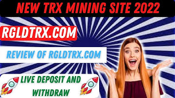 Best Tron (trx) Cloud Mining Site | 100% Daily Withdrawal | Highest Yield in the Network