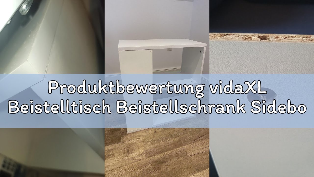 Produktbewertung vidaXL Beistelltisch Beistellschrank Sideboard Kommode Beistellregal Schrank Mehrzw