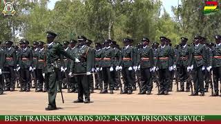 2022 Best Trainees Awards - Kenya Prisons Service