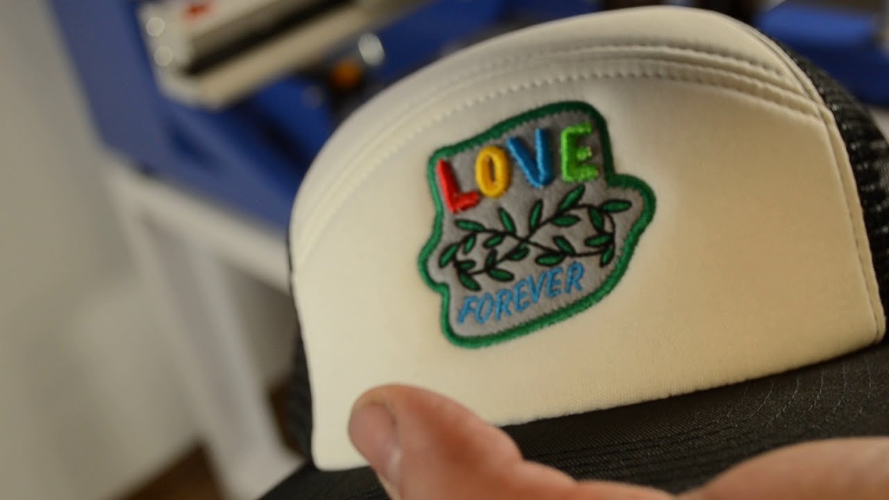 Haft komputerowy - Haft 3D z aplikacją na czapce z daszkiem ✅Hafciarki MEXA✅