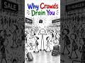 Why Crowded Places Feel Exhausting || Psychological Facts || @TheMindHacks1991
