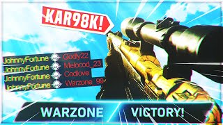 That was a quick bounty.. | Kar98 Double Kill | COD WARZONE