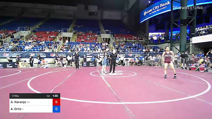 117 Lbs Round Of 16 - Ashley Naranjo, Washington V...