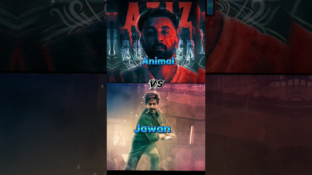 Animal vs Jawan Lifetime Box Office Collection comparison || #animal #jawan #srk #ranbirkapoor