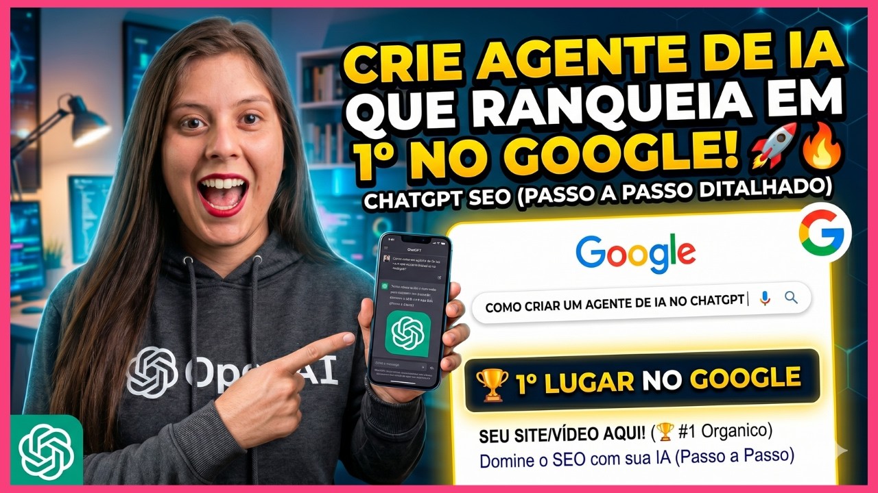 Agente de IA pra rankear em 1º lugar no Google de forma orgânica em 2026