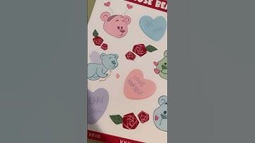 Make a sticker sheet with me 🥰 #shorts #digitalart #procreate #stickers