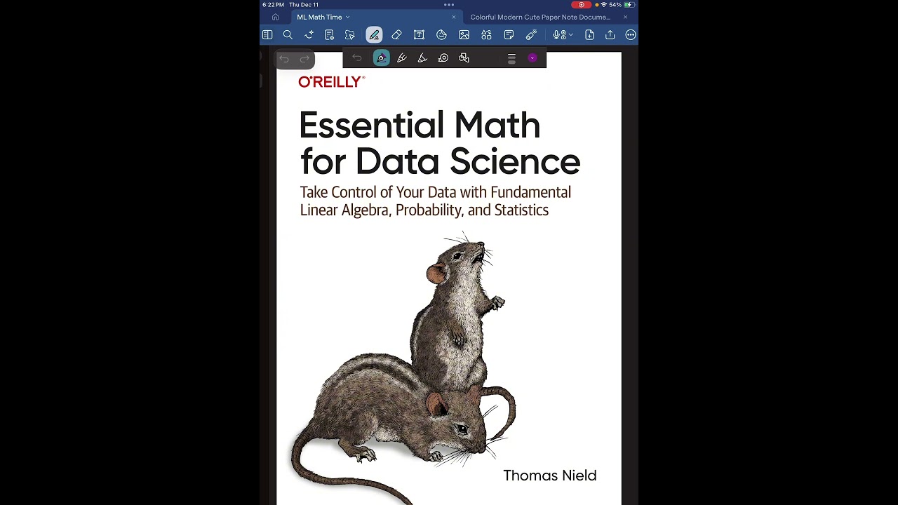 Going through my Data science books that I got from Humble Bundle!