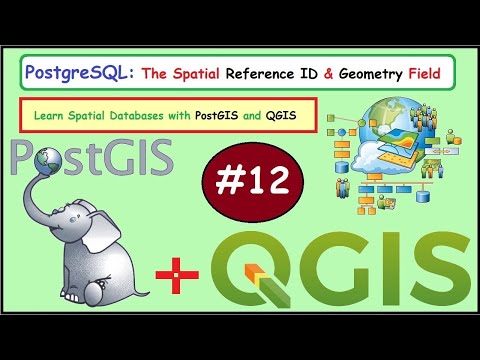 Spatial Reference ID and Geometry Field in PostGIS | PostgreSQL, QGIS | Part 12 | @GISSchools