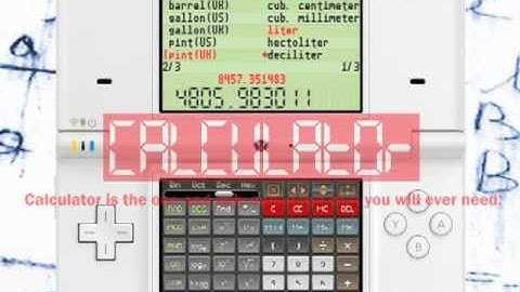 Calculator Trailer (DSiWare) - 200 Nintendo DSi Points