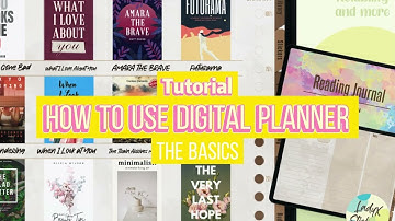 [Tutorial] How to Use Digital Planner | PDF planner and PNG sticker sheet in Goodnotes / Notability
