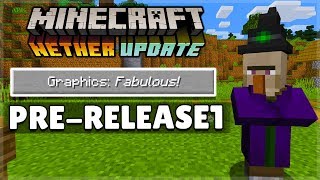 Minecraft 1.16 Nether Update Pre-Release 1 Final Release Is Close