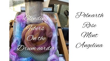 Blending fibers on the Drum Carder