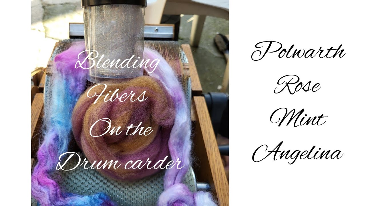 Blending fibers on the Drum Carder YouTube