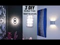 3 DIY Wall Sconces ( How To Make High-End Glam Wall Sconce Using Dollar tree items)
