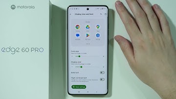 Motorola Edge 60 Pro: How to Change Icon Size