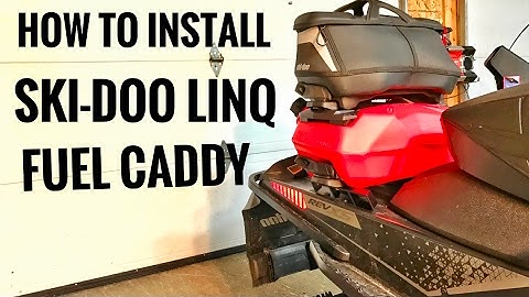 How to install 2017 Ski-Doo LinQ Fuel Caddy