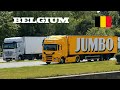 Belgian Highways from the Truck Cabin 4K Real Road Sounds &amp; Ambience
