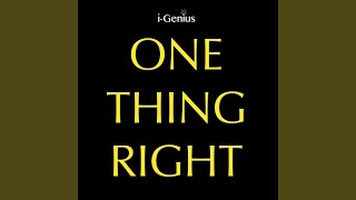 One Thing Right (Instrumental)