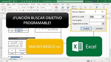 Como programar Buscar Objetivo en Excel | Macros Básico