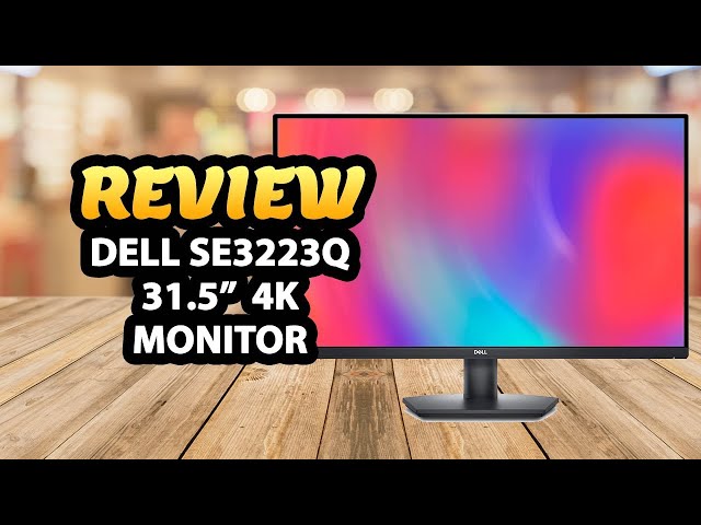 Dell 32 Inch 4K UHD Monitor (SE3223Q) : Computer Monitors