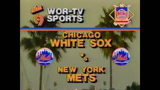 White Sox vs Mets (3-19-1987, Spring Training)
