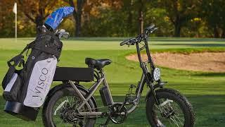 He Rode What on the Golf Course? The CaddieBike Rambler golf e-bike overview
