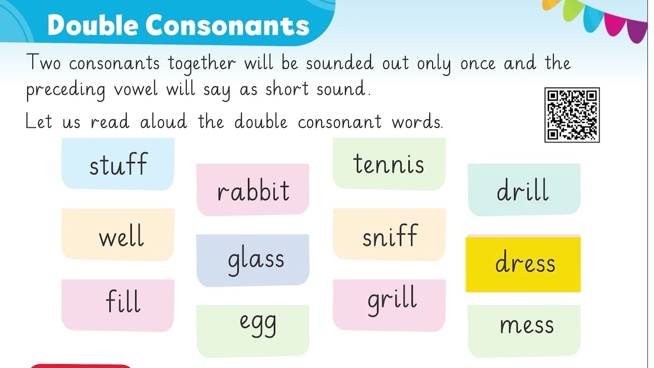 English for Kids 5+ | Double Consonants | Phonics & Reading Practice For Students
