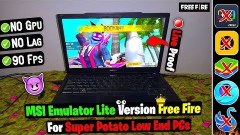 New MSi App Player Lite Low End PC Best Emulator For Free Fire   MSi NEFX Best Version for PC 2024