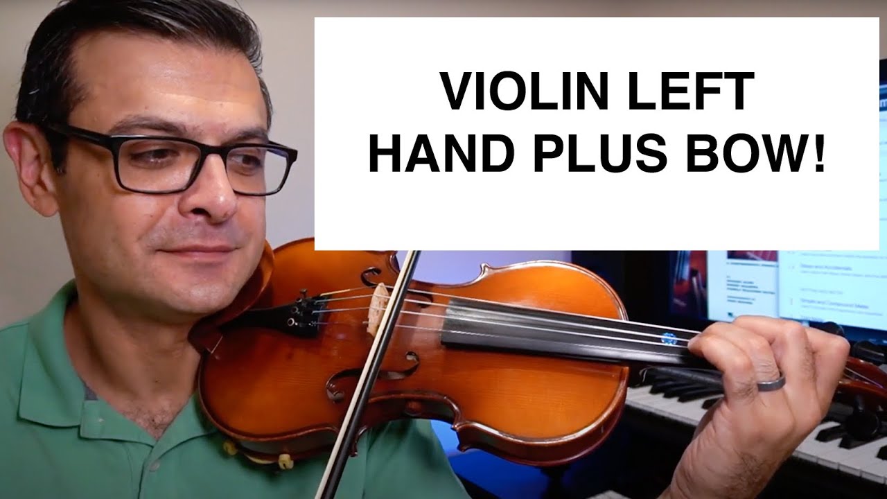 HOW TO PLAY VIOLIN with the Left Hand and Bow! Essential Elements for ...