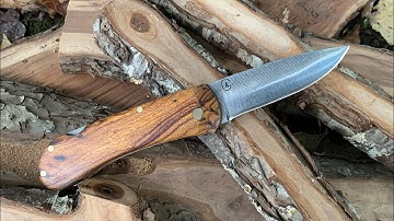 Making a lockback folding knife from a file.