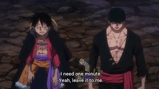 One Piece  1021 / Luffy Needs 1minutes To recover Haki - ZORO will Protect HIM