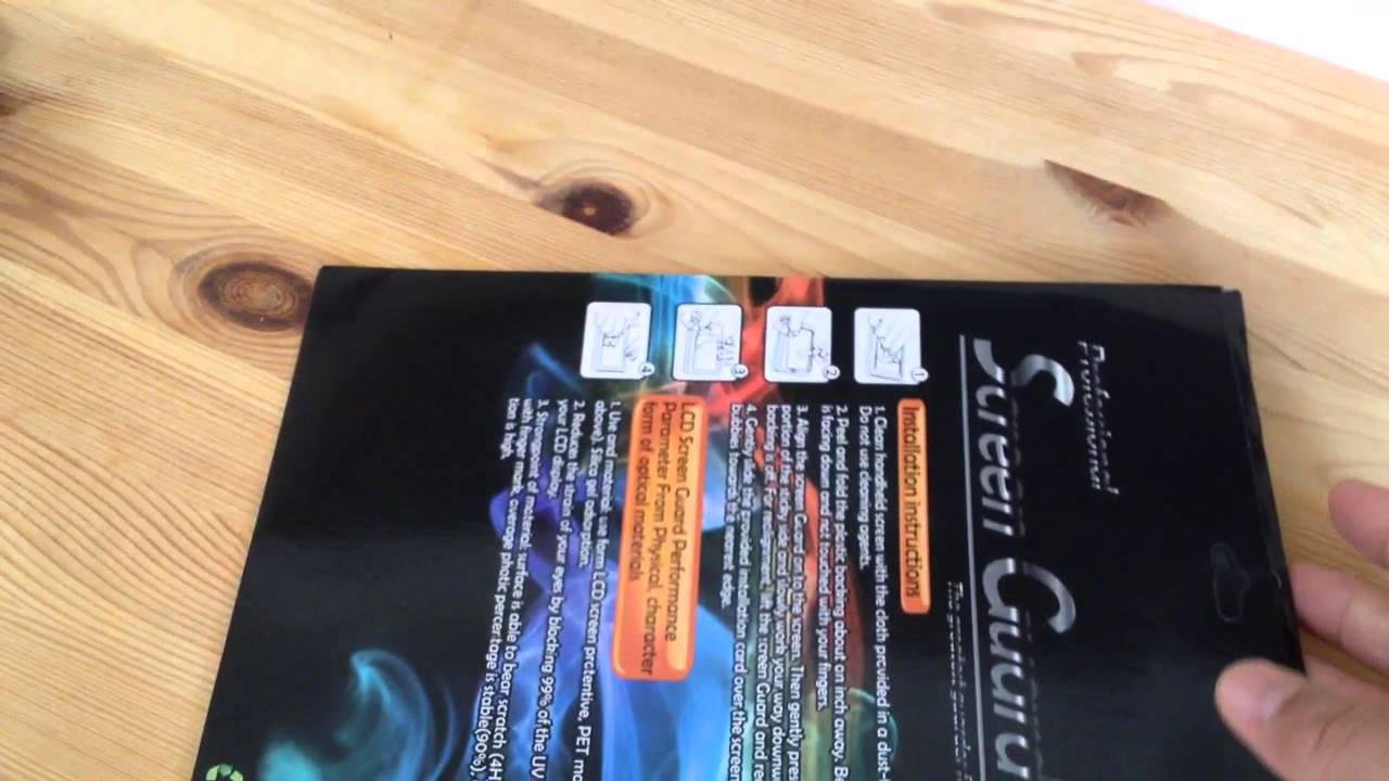 Unpackaging my 3xLCD Guard Film Shield Screen Protector For Dell Latitude 10 10.1" Tablet from Ebay