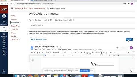 Student Google Cloud Assignment in Canvas