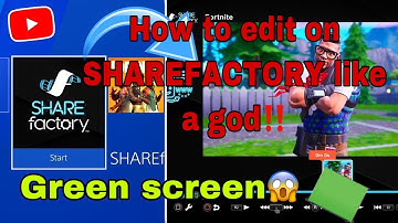 How to EDIT videos on SHARFACTORY! Like a pro (Green screen EFFECT) 2019!