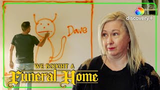 Dave: The Very Dramatic Cheeky Contractor | We Bought a Funeral Home | discovery+
