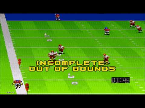 John Madden Football (1990) Sega Genesis Gameplay HD