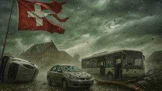 🌩️Switzerland and Italy under terrible hail – an icy hell in the heart of Europe