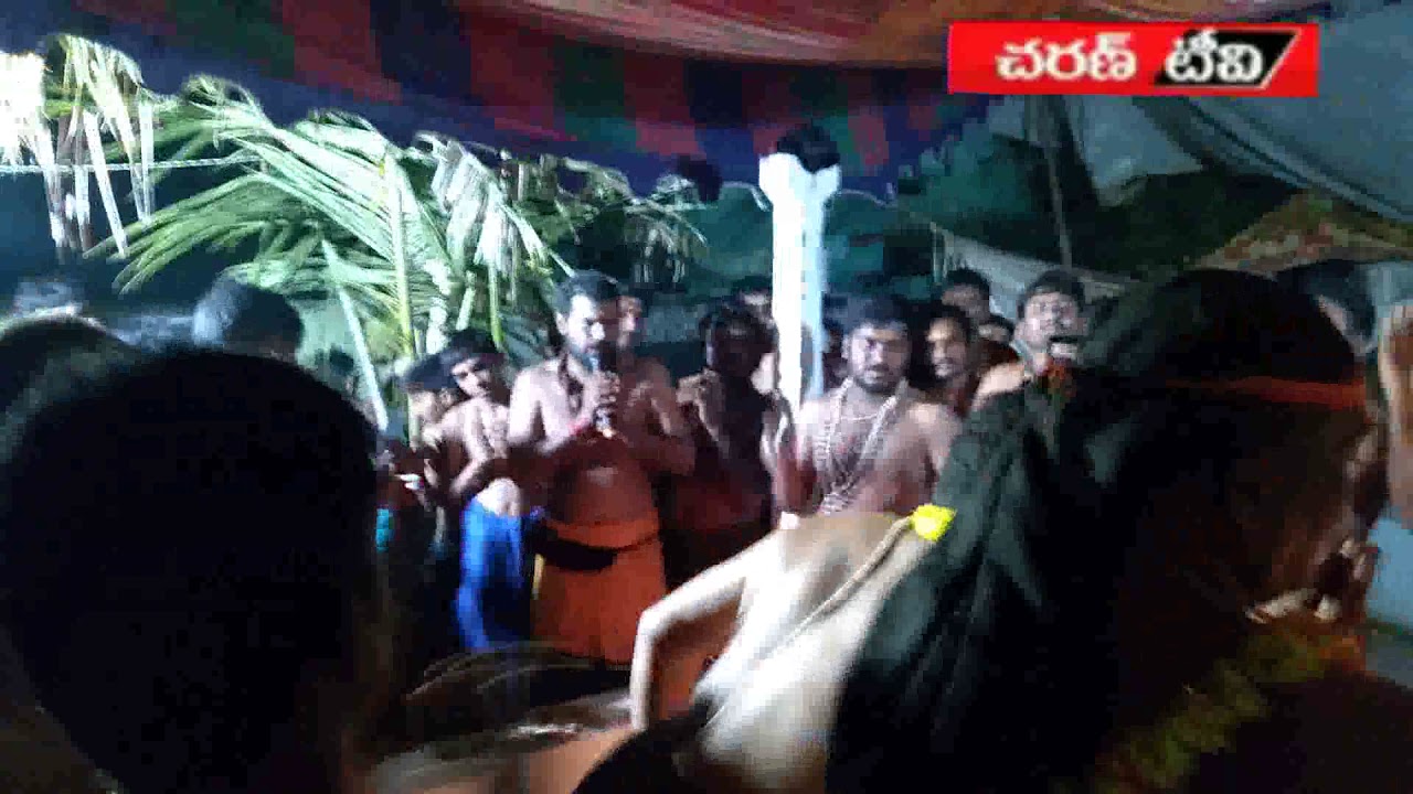 Suryapeta district Maddirala mandal reddygudem village lo ayyappa padipooja