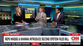 Khanna and Massie on CNN discuss ending the Iran war and releasing the Epstein files